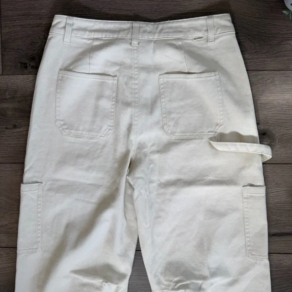 NWT Billabong Leia Cream Cargo Pants Size 26 - Picture 11 of 13